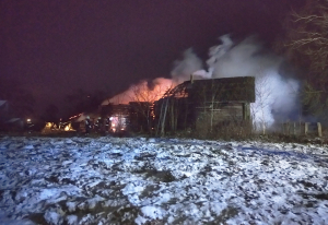 Пожар в д. Киевичи Копыльского района