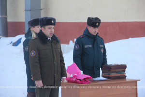Копыльские спасатели получили заслуженные награды к профессиональному празднику