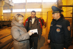 Мобильная группа по охране труда Копыльского райисполкома провела рейд по организациям района