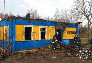 Три человека погибли на пожаре в Столбцовском районе